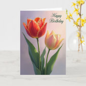 Carte d'art Fleur de naissance (Fleur jaune)