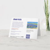 Carte d'art : Fleurs pour Miel, Provence (Dos)