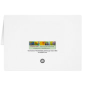 Carte d'art floral (Dos Horizontal)