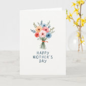 Carte d'art floral aquarelle (Fleur jaune)