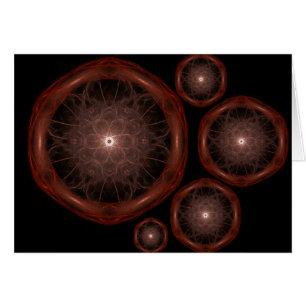 Carte d'art fractal Motif