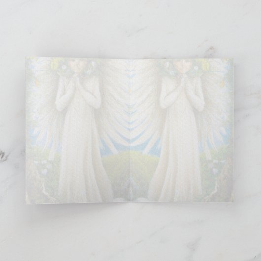 Carte d'art graphique Angel Prier (Intérieur)