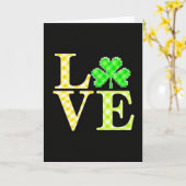 Carte d'art graphique Lucky Love (Fleur jaune)