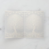 Carte d'art graphique ornée de l'arbre d'or de la  (Intérieur)