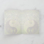 Carte d'art graphique Yin Yang Arbre de Vie Coeur (Intérieur)