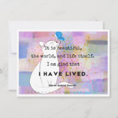 Carte d'art Gratitude (Devant)