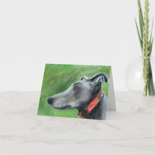 Carte d'art Greyhound (a53) (Devant)