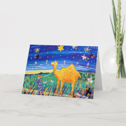 Carte d'art : Humpy Cornish Camel Christmas Card (Devant)
