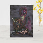 Carte d'art Imaginaire (Fleur jaune)