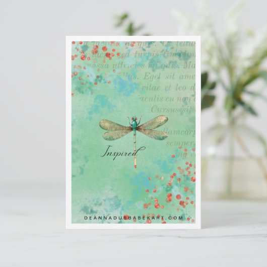 Carte d'art inspirée (Debout devant)