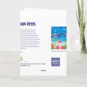 Carte d'art : Jours scilly, Îles de Scilly, Tresco (Dos)