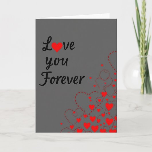 Carte d'art Love You Forever (Devant)
