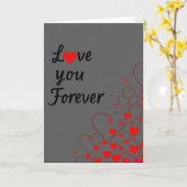 Carte d'art Love You Forever (Fleur jaune)