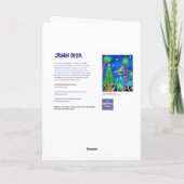 Carte d'art : Noël de baie de bâtis par le (Dos)