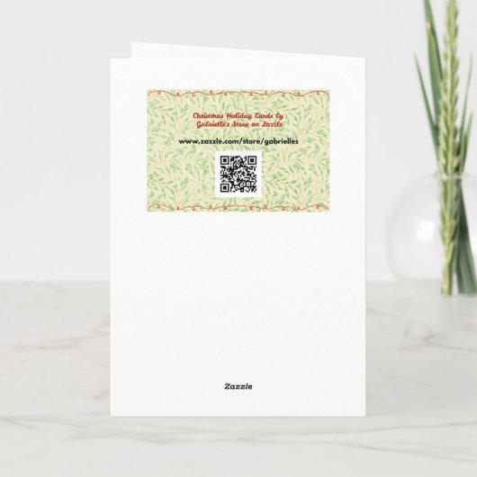 Carte d'art Nostalgale de style champêtre dans l'a (Dos)