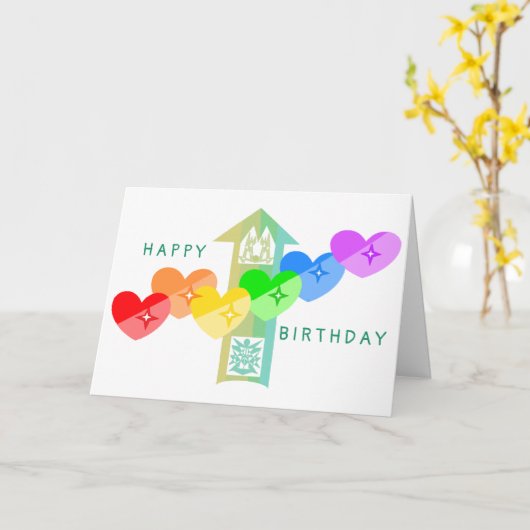 Carte d'art original LGBTQ (Fleur jaune)