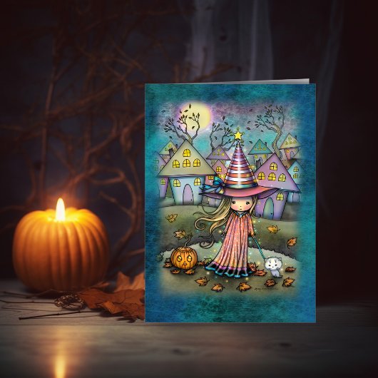 Carte d'art Pastel Neighbority Halloween