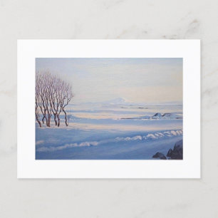 Carte d'art paysager islandais.