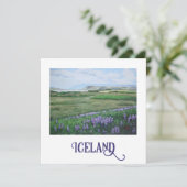 Carte d'art paysager islandais par Pola.B.Alex (Debout devant)