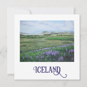 Carte d'art paysager islandais par Pola.B.Alex (Devant)