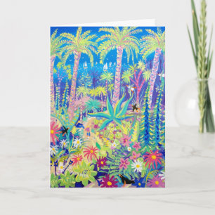 Carte d'art : Peinture du jardin, Jardin de l'abba