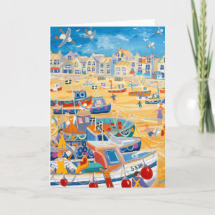 Carte d'art : Port de St Ives, les Cornouailles