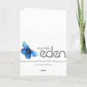 Carte d'art portrait "Le câlin Koala" (Dos)