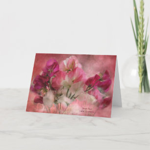 Carte d'art pour les petits pois