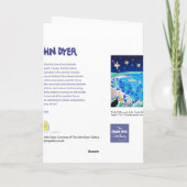 Carte d'art : Puffins et mouettes scilly, Pentle B (Dos)