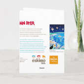 Carte d'art : Puffins scilly (Dos)