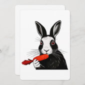 Carte d'art Rabbit (Devant / Derrière)