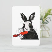 Carte d'art Rabbit (Debout devant)