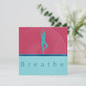 Carte d'art Respirer (Debout devant)