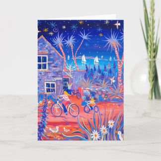 Carte d'art : Soirée magique, Beach Cottage, Tresc