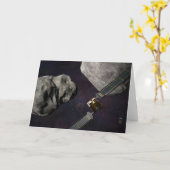 Carte Dart Spacecraft Et Le Liciacube Avant Impact (Fleur jaune)