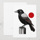 Carte d'art Summer Crow (Devant / Derrière)