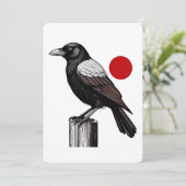 Carte d'art Summer Crow (Debout devant)