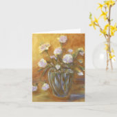 Carte d'art "Sunny Carnations" (Fleur jaune)