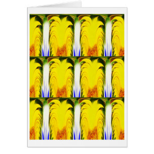 Carte d'art Tropical
