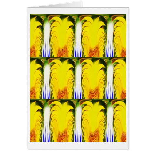Carte d'art Tropical (Devant)