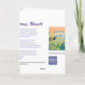 Carte d'art : Un éclat des jonquilles, St Ives (Dos)