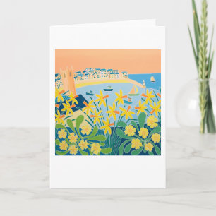 Carte d'art : Un éclat des jonquilles, St Ives