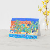 Carte d'art : Vacances en Provence (Fleur jaune)