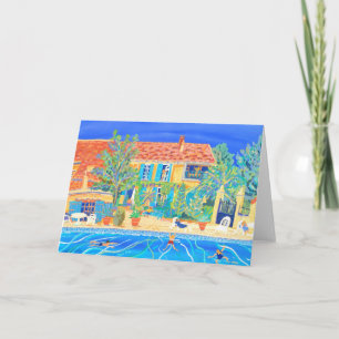 Carte d'art : Vacances en Provence