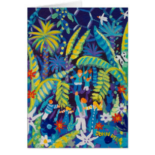 Carte d'art : Vallée de jungle, le projet d'Éden