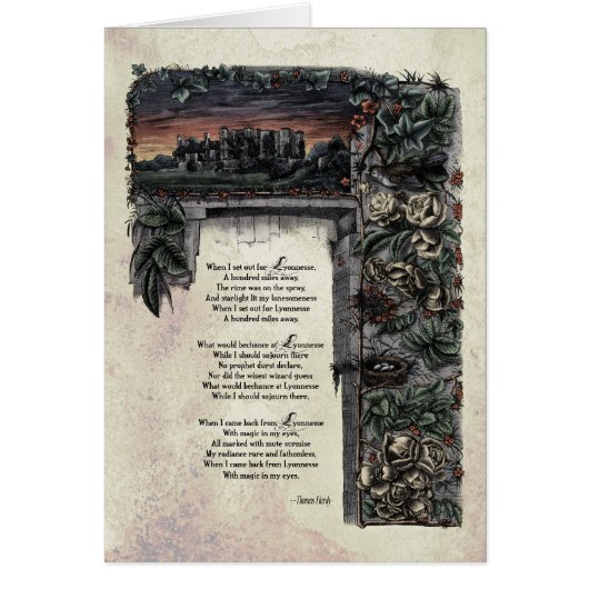 Carte d'art victorienne Hardy "Lyonnesse" (Devant)