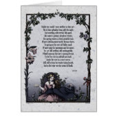 Carte d'art victorienne Keats "Bright Star" (Devant)