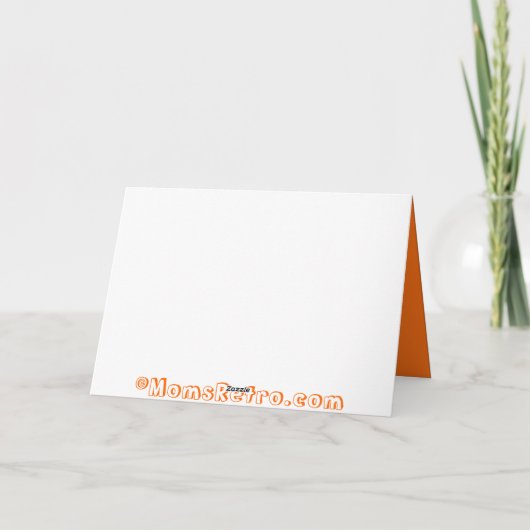 Carte d'art Vintage blanc cadran (Dos)