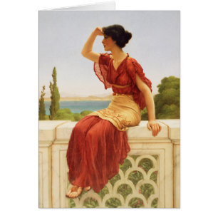 Carte d'art Vintage Signal Godward Woman