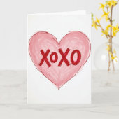 Carte d'art Xoxo sincère (Fleur jaune)